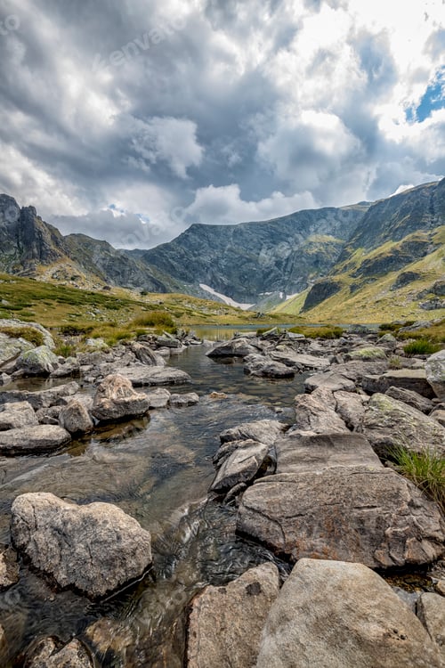 Preview: river with rocks
