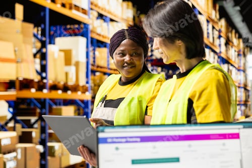 Preview: Small business warehouse staff works to deliver online orders