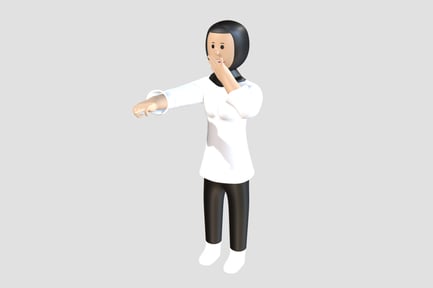 Preview: 3D Pointing Character