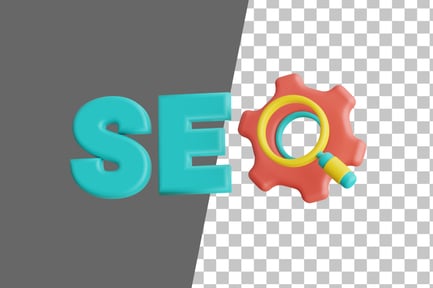 Preview: SEO Search 3D Icon
