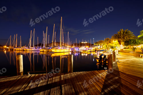 Preview: Jolly Harbour, Antigua At Night