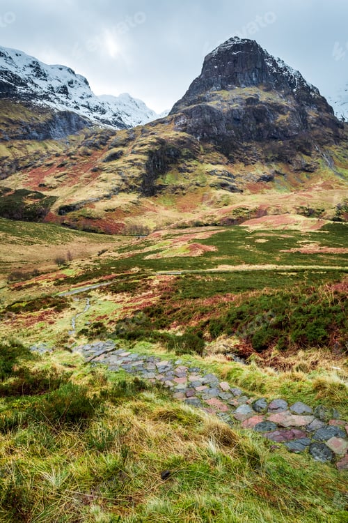 Preview: Mountain footpath in Glencoe, Scotland