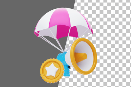 Preview: Airdrop Announcement 3D Icon