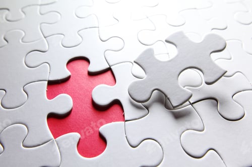 Preview: puzzle with missing piece