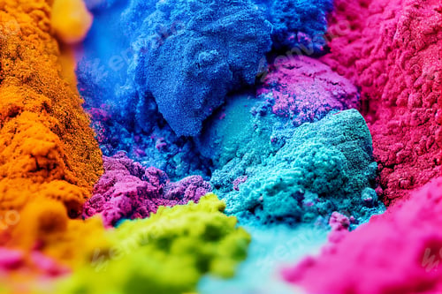 Preview: colorful holi paint powder explosion festival background