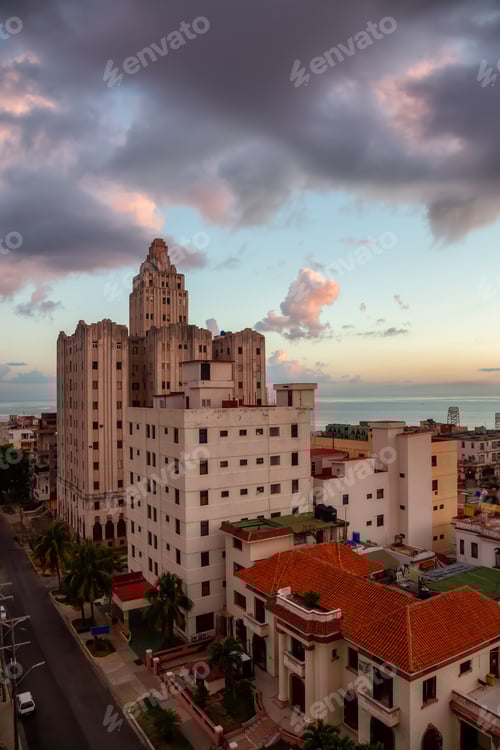 Preview: Aerial view of the Havana City, Capital of Cuba