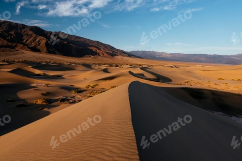Preview: Mesquite Sand Dunes at dawn, Death Valley National Park, California, USA