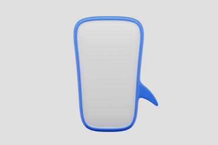 Preview: Vertical Speech Bubble