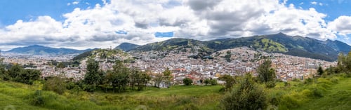Preview: Panoramic aerial view of Quito City - Quito, Ecuador