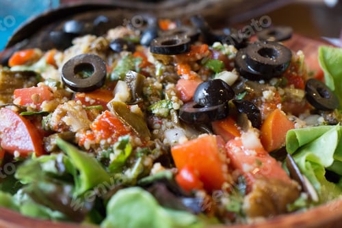 Preview: Close up of salad