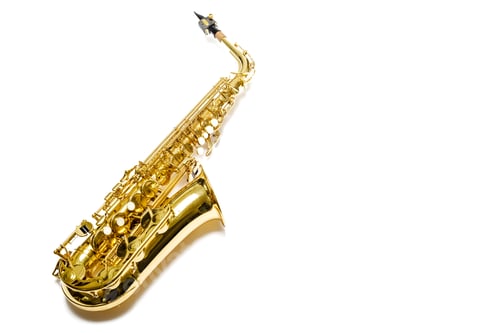 Visualização: Saxophone Jazz instrument isolated