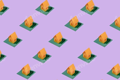 Preview: Pattern of real estate houses. T