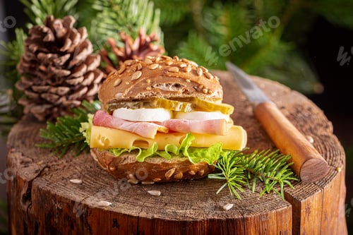 Preview: A nutritious breakfast sandwich perfect for a spring morning.