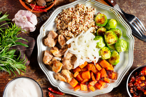 Preview: vegetables with chicken