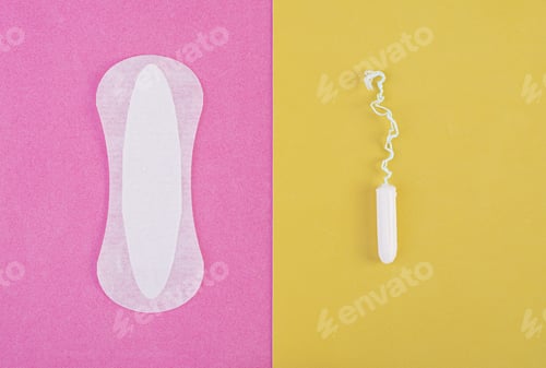 Preview: Hygiene care during critical days. Choosing between a tampon and a sanitary pad