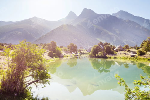 Preview: Fann mountains lake