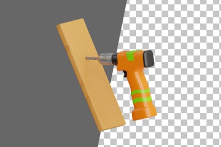 Preview: Drill 3D Icon