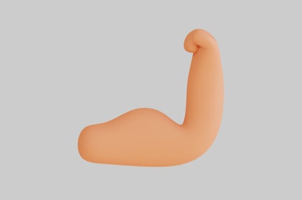 Preview: Stylized strong arm, bicep flex