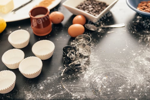 Preview: Background - Preparing Cookies And Muffins.