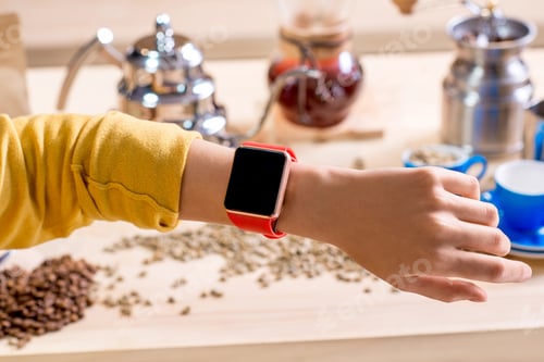 Preview: Smart watch with coffee stuff