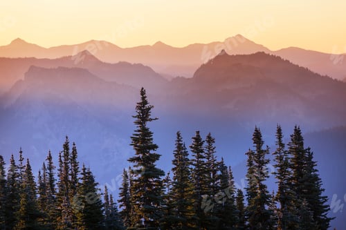 Preview: Mountains silhouette