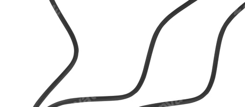 Vista previa: rubber pipe isolated on white