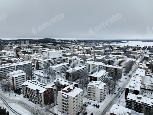 Preview: Lahti, gloomy, winter evening 01