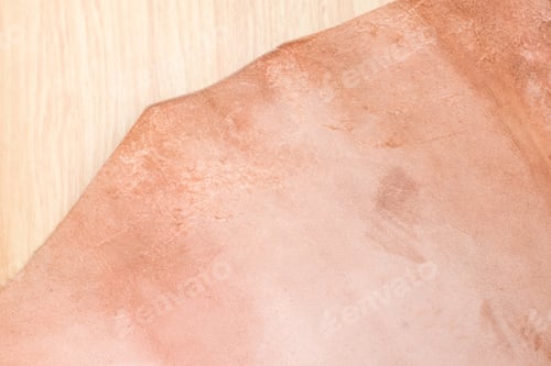 Preview: Close up nude color crumpled leather texture background