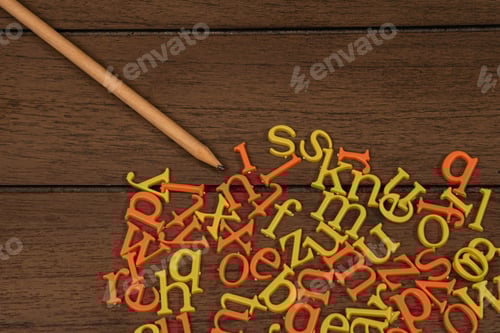 Preview: Plastic letters