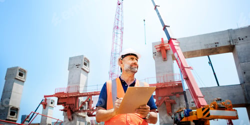 Preview: Construction Worker Planning Constractor Developer Concept
