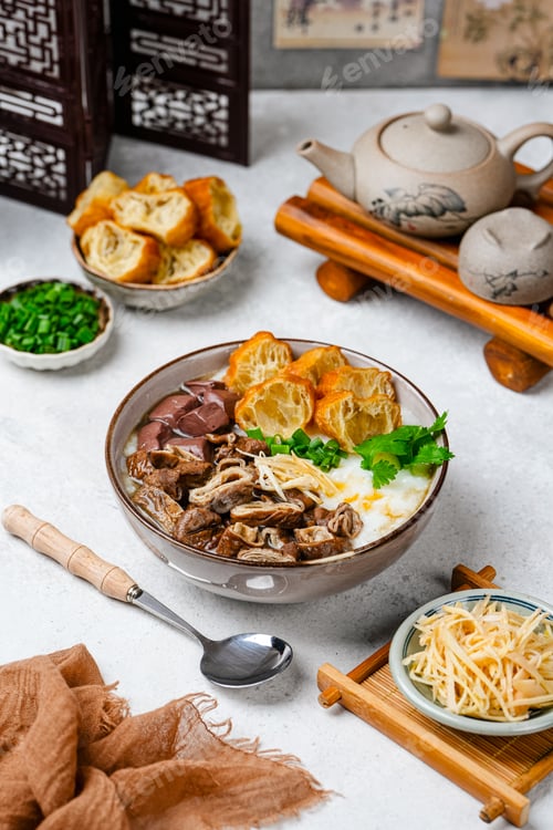 Preview: Shredded chicken porridge
