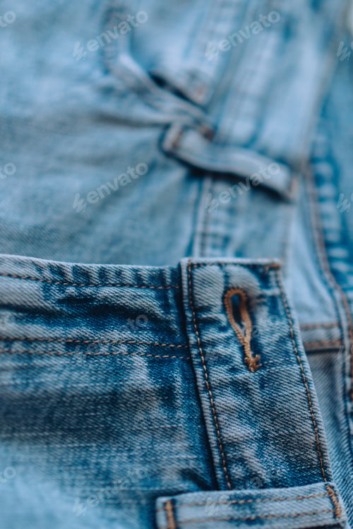 Preview: Closeup texture of denim pants or jean pants