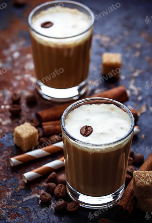 Preview: Ice coffee with cream