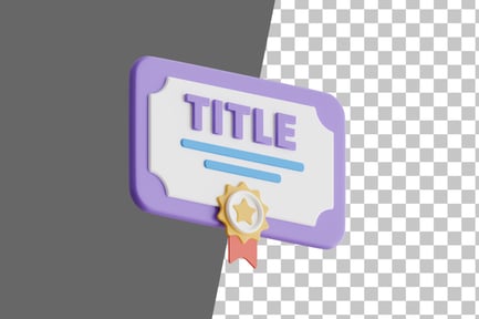 Preview: Title 3D Icon