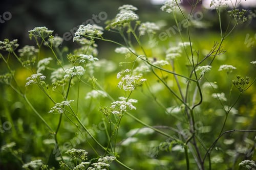 Preview: delicate white flowers background