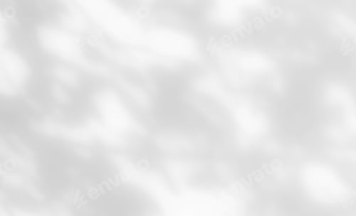 Preview: White wall with shadow of leaves overlay. Sunlight effect shadow on the wall.