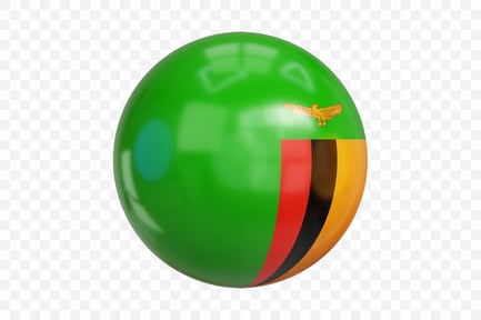 Preview: 3D Zambia Flag