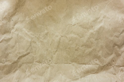 Preview: Abstract Brown Paper Background with Wrinkles and Creases