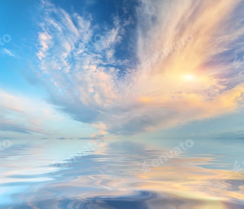 Preview: Sky Meeting Water at Sunrise or Sunset