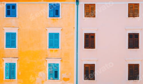 Preview: Typical mediterranean facade architecture style