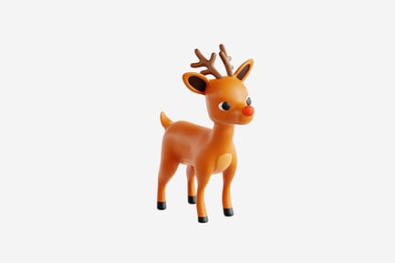 Preview: 3D deer icon