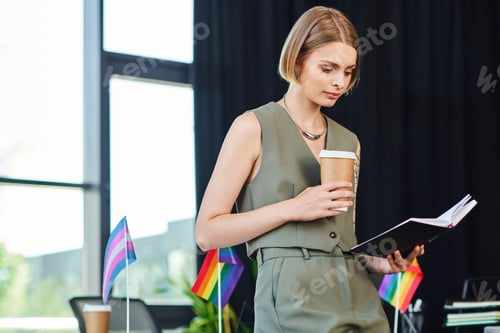 Preview: Co workers engage in meaningful discussion in a vibrant office celebrating inclusivity