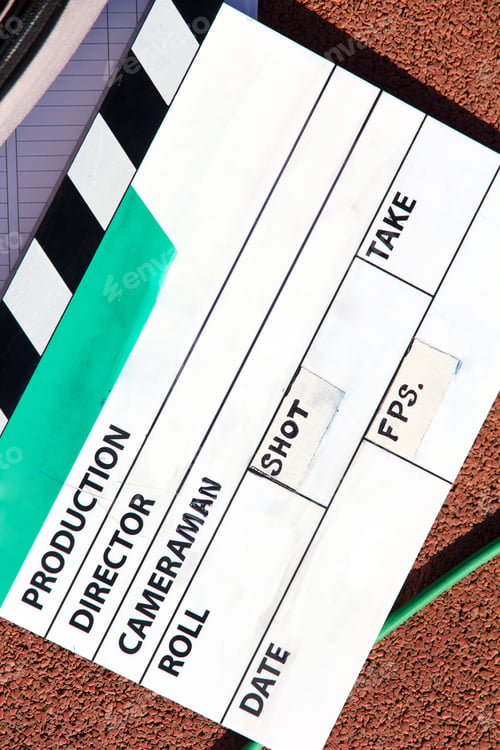 Preview: Close up of Film Slate
