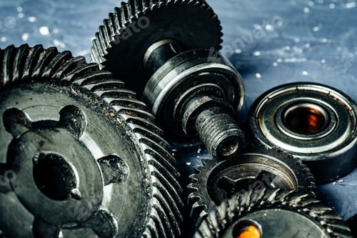 Preview: Gears from an old industrial machine