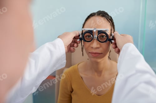 Preview: Female Patient Checking Vision