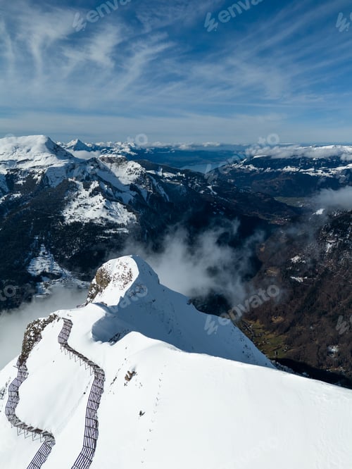 Preview: Anti-Avalanche Structures, Snow Bridges on Mannlichen Mountain. Switzerland