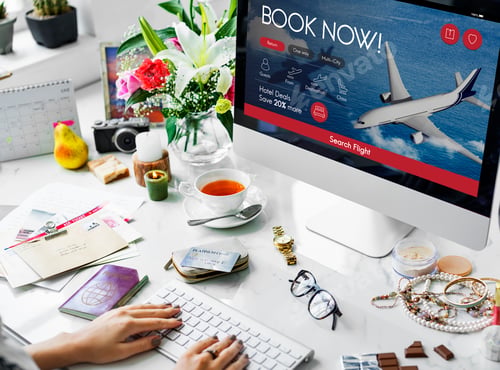 Preview: Air Ticket Flight Booking Concept