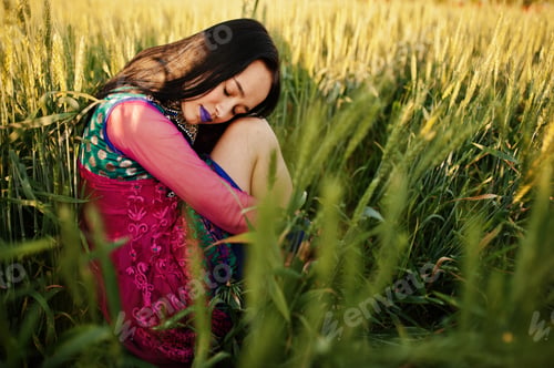 Preview: Tender indian girl in saree