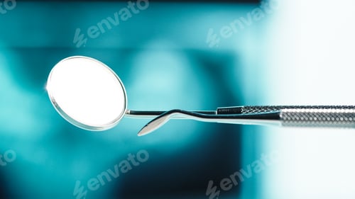 Preview: Mirro of a dentist background