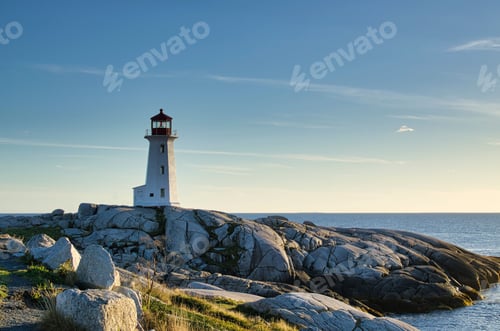 Preview: Peggy's Point Lighthouse in the daytime